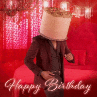 Greeting Happy Birthday GIF by GIPHY Studios 2021